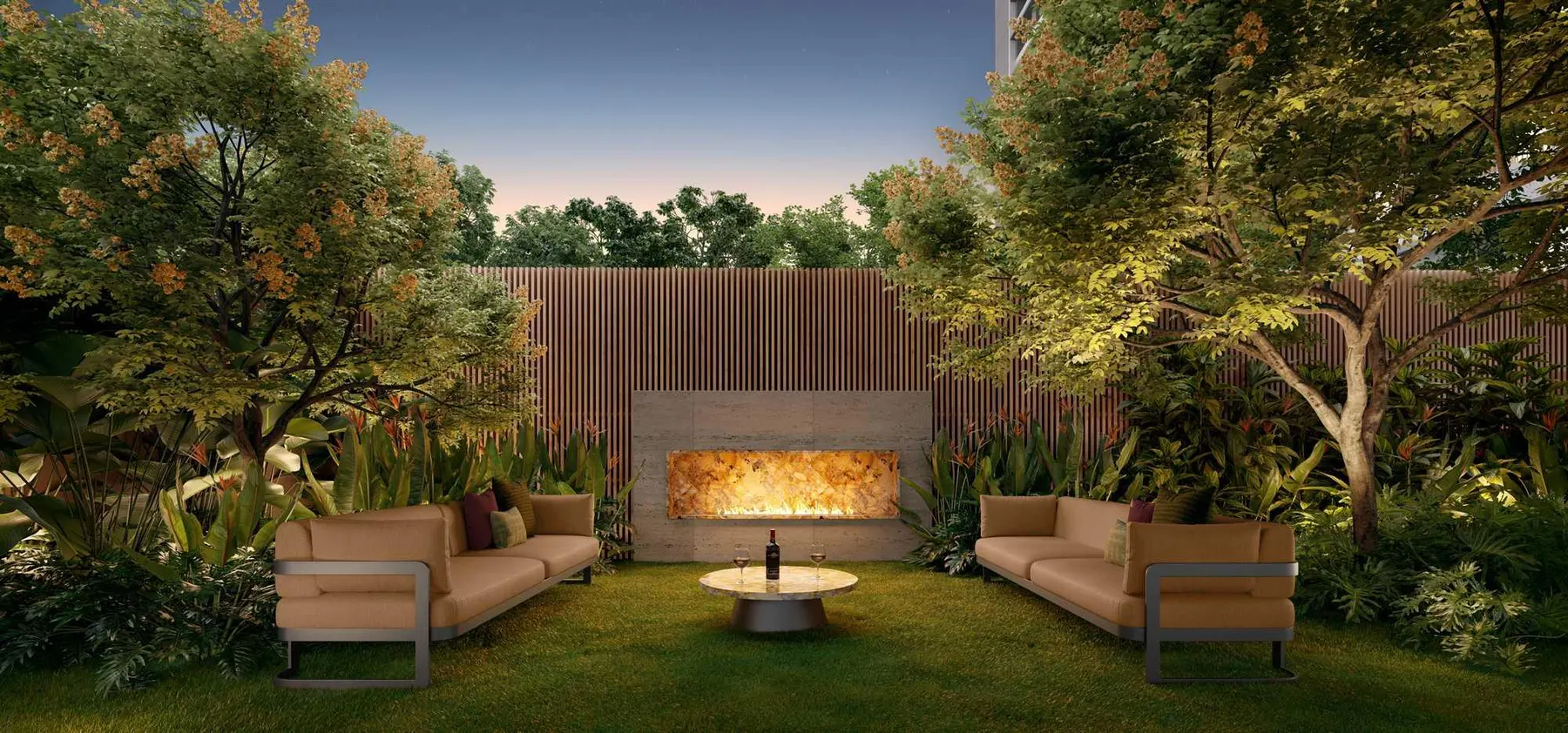 Lounge lareira